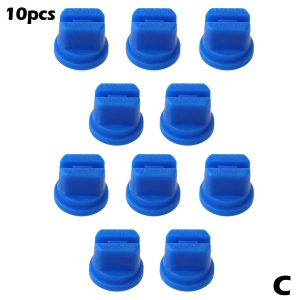 (10) Sprayspets för fläktmunstycken för ryggsäcksspruta/bomspray blue 10pcs