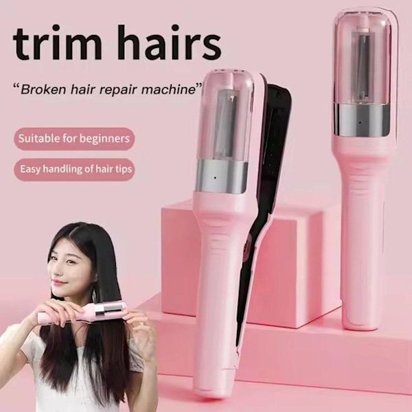 Hår Split Ends Trimmers Automatisk Split End Remover Skadat Hår blue 1pcs