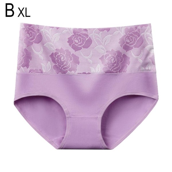 För kvinnor Inkontinens Läckagesäkra underkläder, läckagesäker skydd Light Purple 5XL