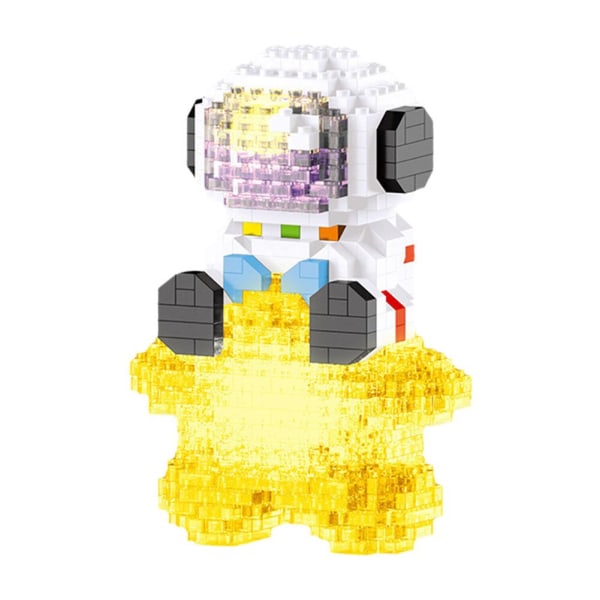 Montera byggsten Spaceman Astronaut Building Blocks Educa Spaceman Giftbox LED one-size