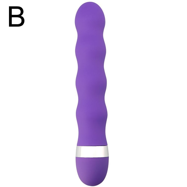 Trådad kvinnlig massagevibrator kroppsstimulator purple 1pcs