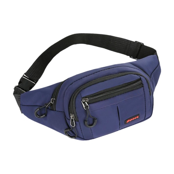 Män Kvinnor Midjeväska Unisex Fanny Pack Rese Semesterpengar B grey 34*13*3cm