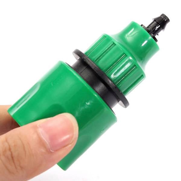 Plast trädgårdsslang snabbkoppling mikro bevattning adapter Con green6 null 5pcs