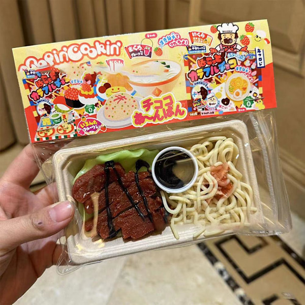 Simuleringsmat Blind Box Ris Stekt Kyckling Setmåltid Squishy Sq Fried chicken onesize