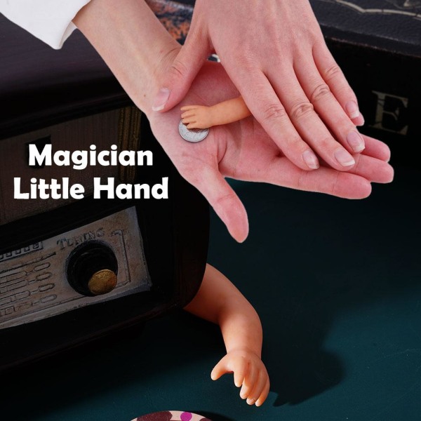 Liten hand mynt försvann trick leksak verktyg, närbild magisk show AA one-size 3pcs