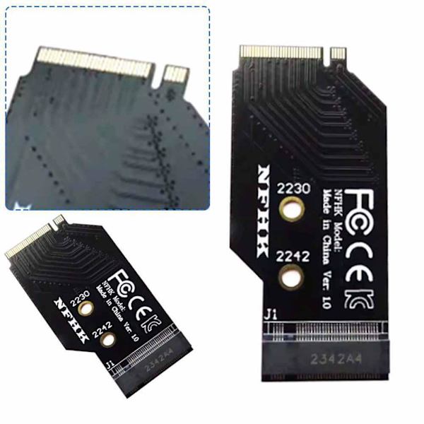 Modifierad överföringsplatta för Legion Go SSD-minneskort för NVME M.2-adapter M6X8
