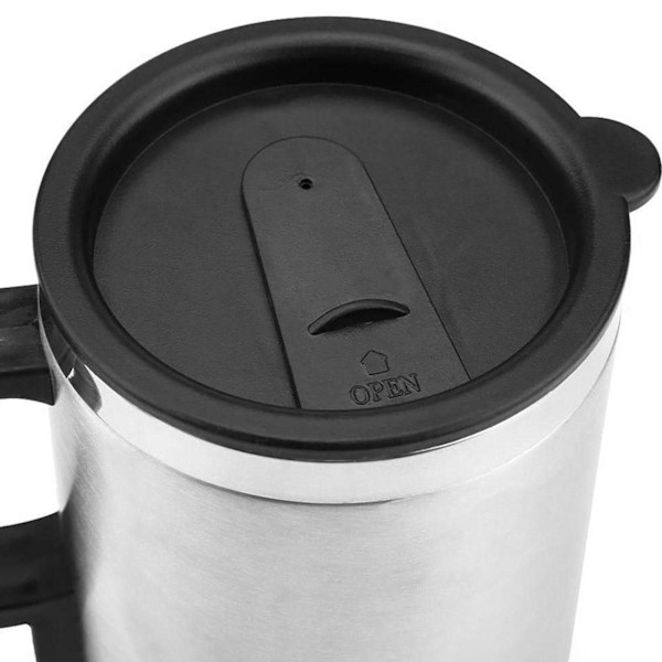 Resemugg med värme 500ml Bilbaserad Vattenkokare Kopp 12V F5Y1