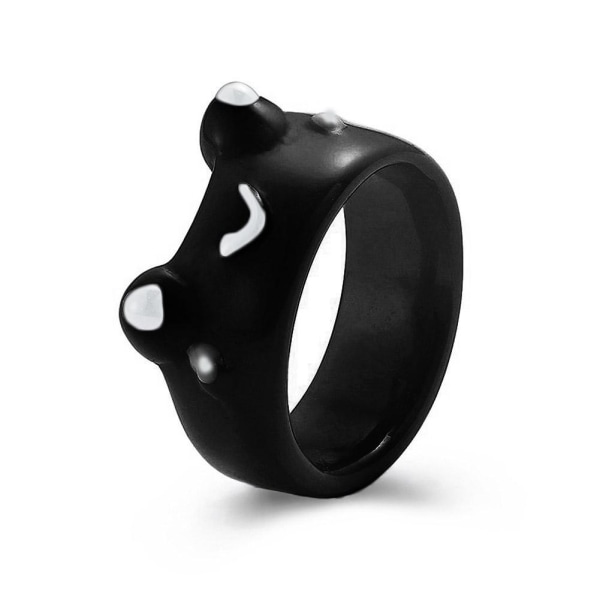 Frog Ring Söt Frog Ring Box Par Ring Tillbehör Present] Pink One size