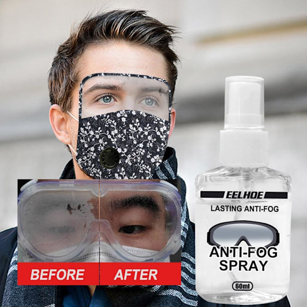 60ML Anti-immspray Förhindrar Anti-immedel Speglar för Klar Sikt