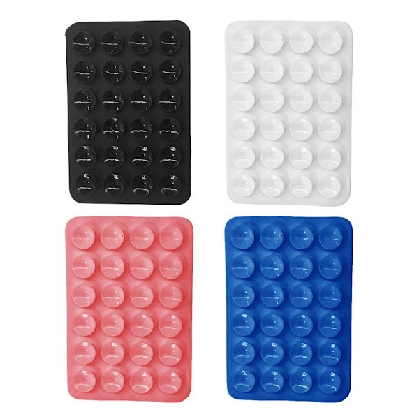NYTT Silikon Sugpropp Telefonfodral Självhäftande Fäste Handsfree Mobiltillbehör- pink 1pcs