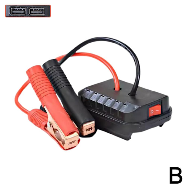 för Konverterare Laddare Elektrisk Hammare Bil Nödstartare Nej B USB One size