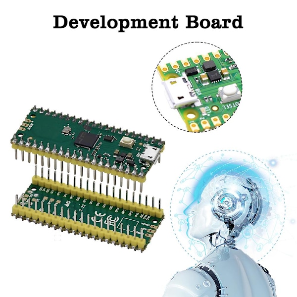 EIRZNGXQ Raspberry Pi Pico Utvecklingskort, Raspberry Pi RP204 PICO MICRO weld