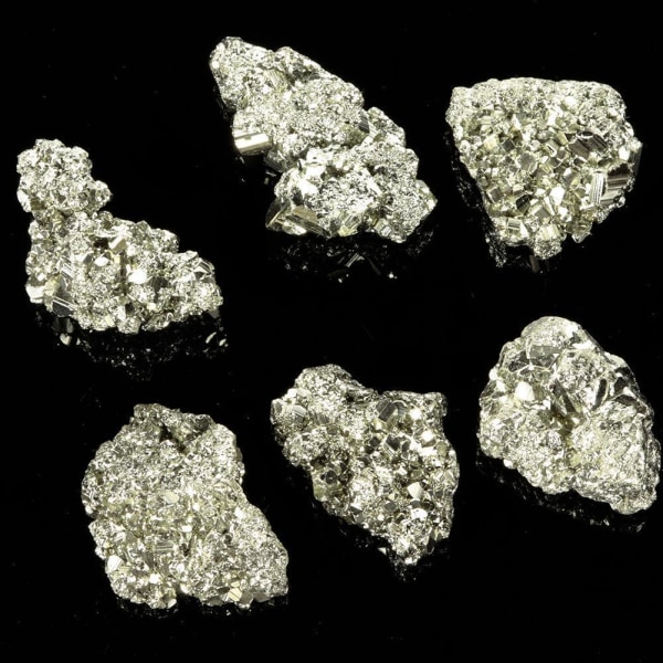 Pyrit -Kristallcluster Heilung Kristall Narren Gold Grad Reikizd