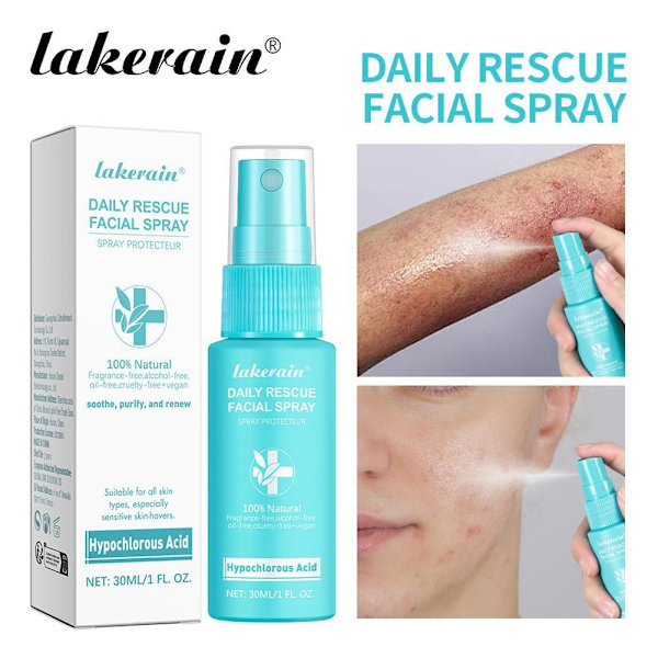 Hypoklorsyra Spray Ansikte, Daglig Res-cue Ansikts 30ml AU 2025 Spray W7E9