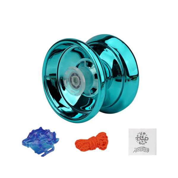 4 färger Magic YoYo Professionell aluminium Boy Toys High Speed Be blue  onesize
