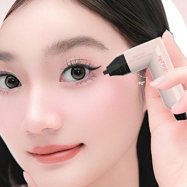 Roterande Eyeliner Stämpel Penna Vattentät Långvarig Kosmetisk Eyeliner Dubbelsidig Stämpel M3d8 02 # Honey Tea Brown 2.1ml