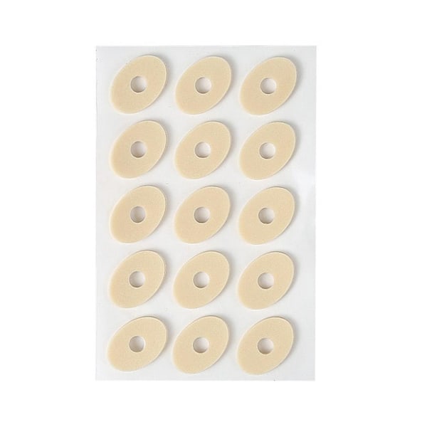 Gel Silikon Mais Kissen Sofort Pads Pflaster Schuhe Patch Fuß small oval 15pcs