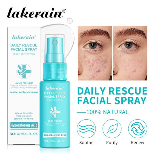 Hypoklorsyra Spray Ansikte, Daglig Res-cue Ansikts 30ml AU 2025 Spray W7E9