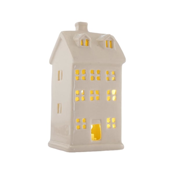 Julby-set, Keramisk LED-belyst Julby Hus RH2282 one-size