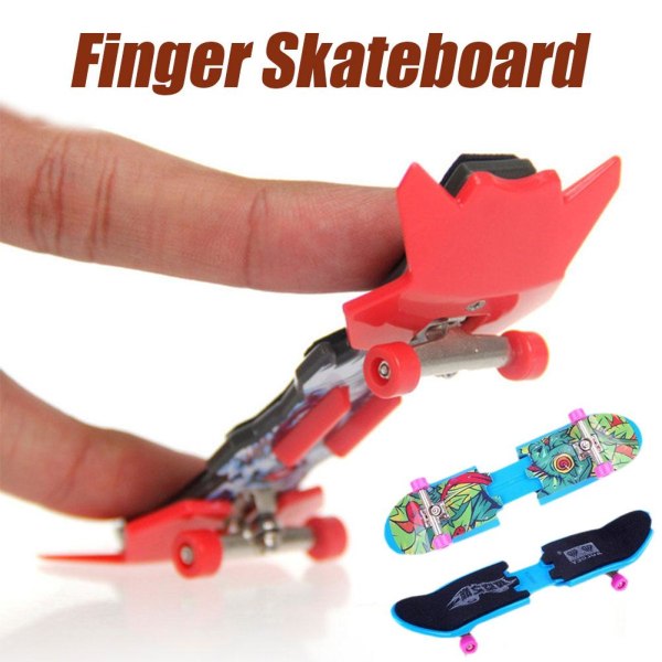 Professionell Finger Skateboard Trä Gripbräda leksak med Beari B one-size