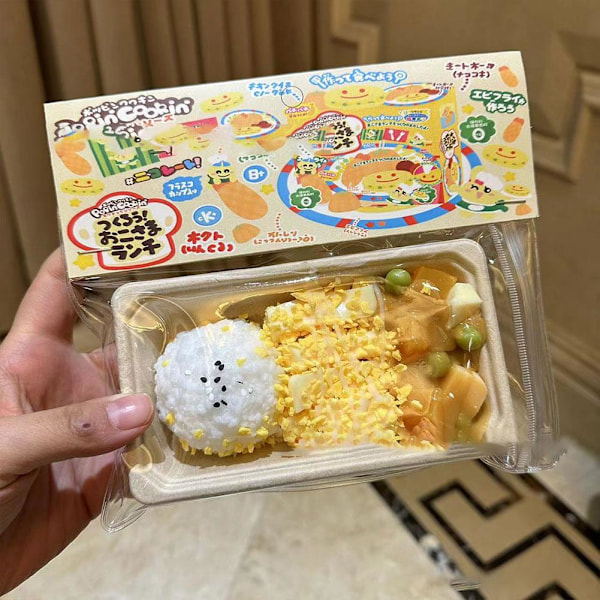 Simuleringsmat Blind Box Ris Stekt Kyckling Setmåltid Squishy Sq Beef  onesize
