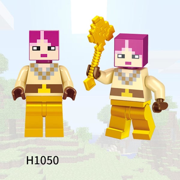 Barn Byggklossar Mini Leksak Stad Minifigurer Block Minecraft Nano C2t4 H1055 1pcs