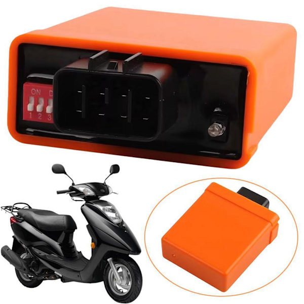 8 PIN CDI Racing Tändning Moped 4000-12000RPM För ZY100' J9N3 E8M8
