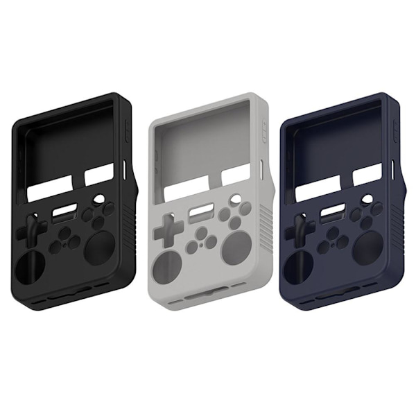 För R36S Handhållen Spelkonsol Förvaringsväska Skyddsfodral Silikonskyddsfodral$ black 1pcs