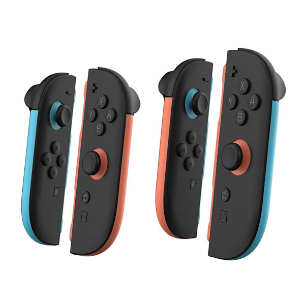 Dekorativt skal för Switch 2, utbytbara dekorativa remsor med verktyg✨y+ Left blue right red 1set