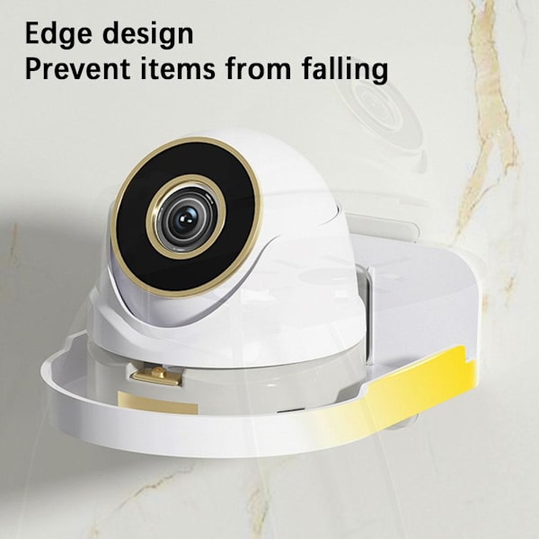Lättinstallerat övervakningsstativ Fri-punch Akryl Fäste CCTV Kamerahållare Projektor N3e9 transparent one-size
