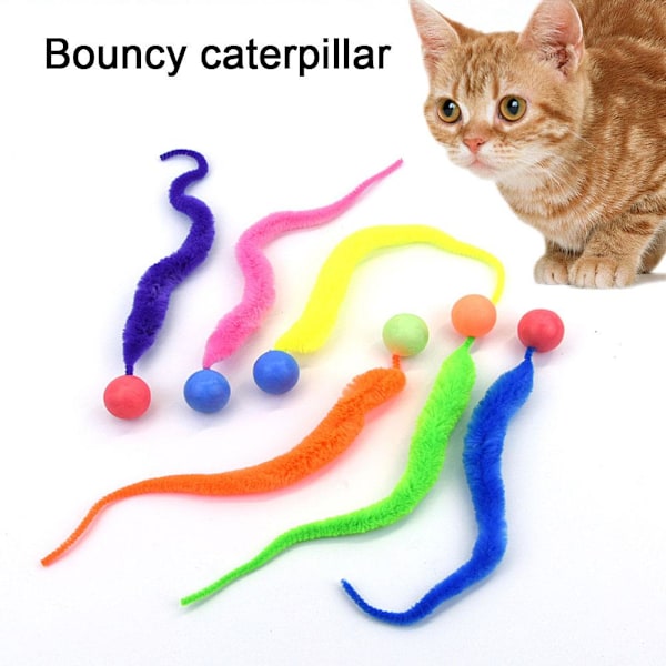 Jiggleboll för Katt, Interaktiv Kattboll Studsboll med T pink 1pcs