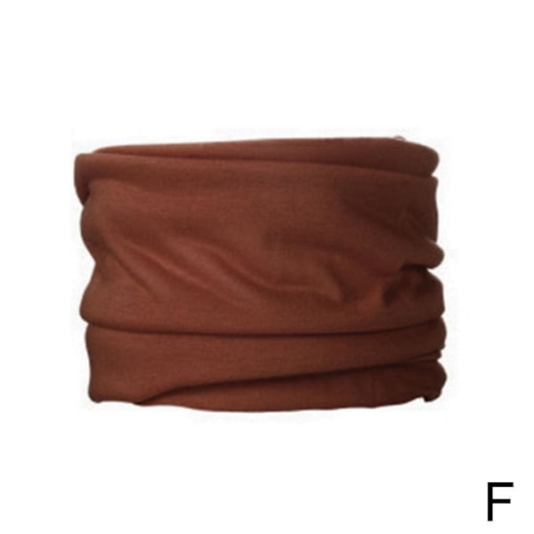 Halsdamask Bandana Balaclava Ansiktsmasker Kylande Ansiktsis Scarf .* Skydd `AU. brown1 One-size