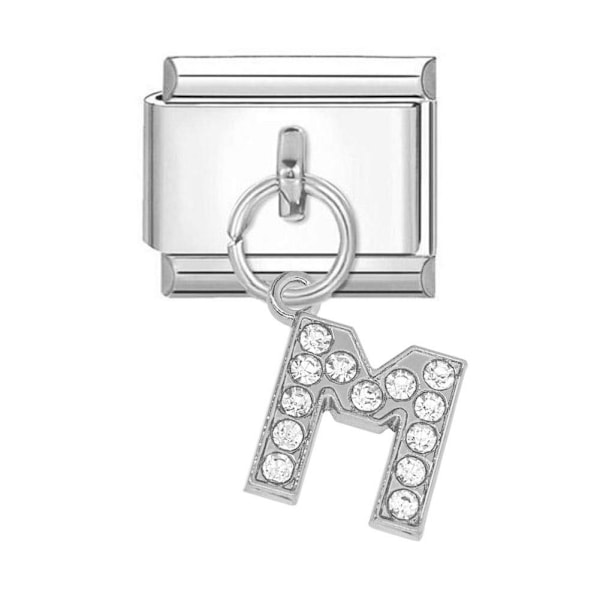 Italienskt modularmband Passar alla 9 mm italienska armband - A-Z Ch M 1pc