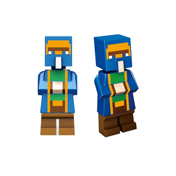 Barn Byggklossar Mini Leksak Stad Minifigurer Block Minecraft Nano C2t4 H1052 1pcs