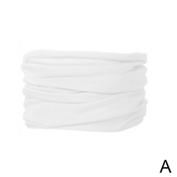 Halsdamask Bandana Balaclava Ansiktsmasker Kylande Ansiktsis Scarf .* Skydd `AU. white One-size