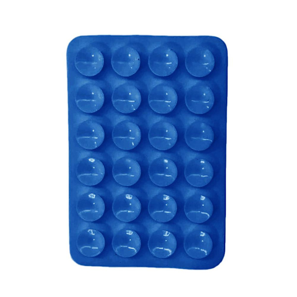 NYTT Silikon Sugpropp Telefonfodral Självhäftande Fäste Handsfree Mobiltillbehör- blue 1pcs