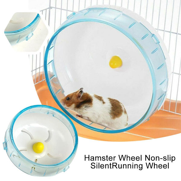 Hamsterhjul Halkfritt Tyst Löphjul 12/14/17.5/21.5cm Underhållningsrulle Leksak Löpning A1b1 14cm 1pcs
