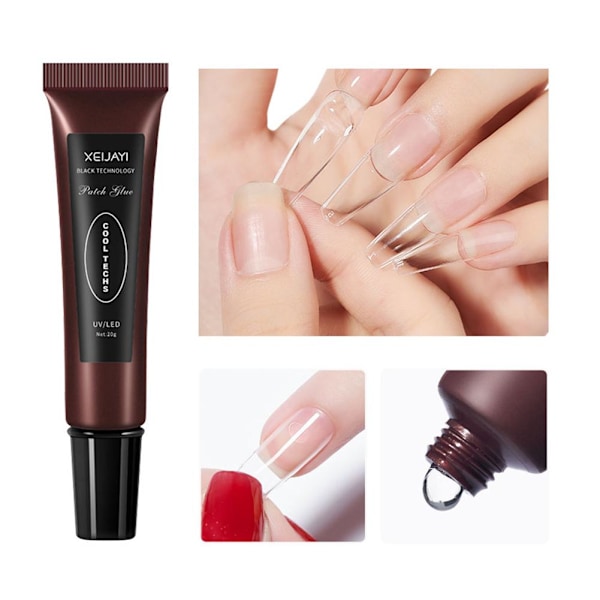 Solid Nagelspetsar Gel Högkvalitativ Mjuk Transparent Uv Gel Nagel 20g Polish A0Y0