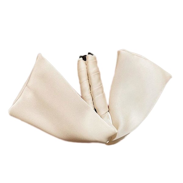 Elegant och utsökt kaninöron bananklämma söt koreansk high-end lätt huvudbonad stil B3f3 beige One size