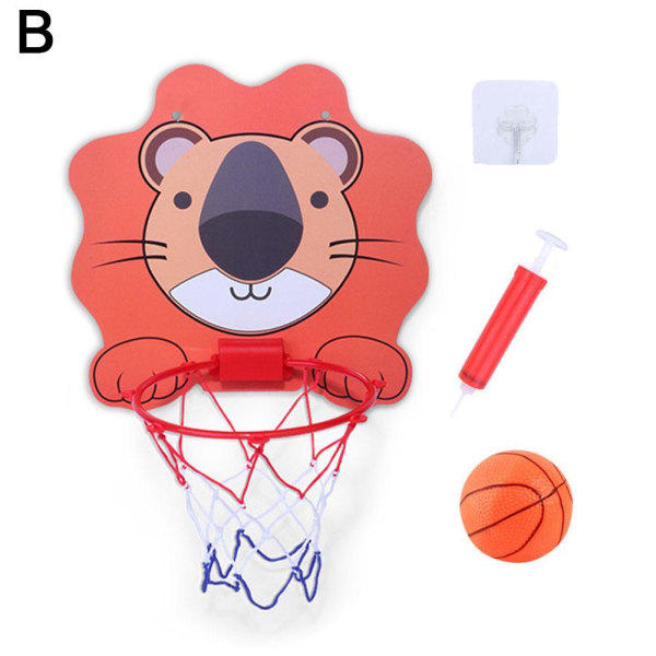 Cartoon Lion Basket Hoop Toy Barns hängande Shooting Bas lion 34*30cm