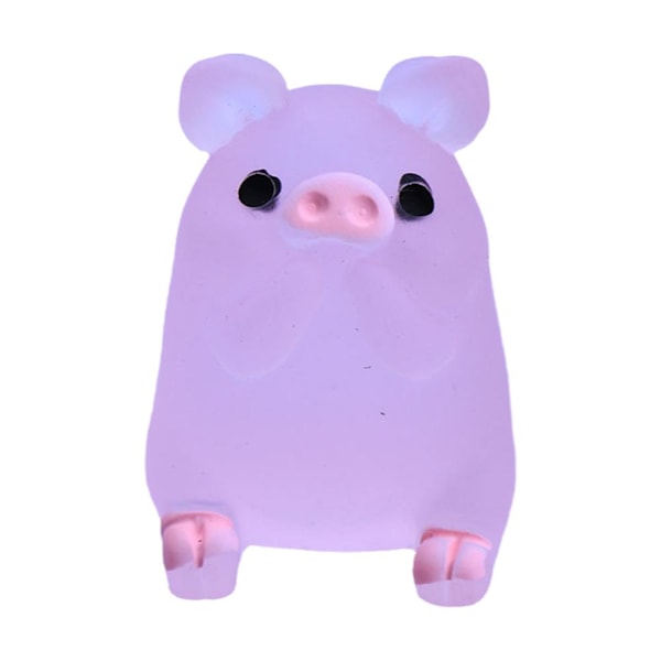 1 st Luminous Mini Resin Pig Bilinstrumentleksaker Dockor Figurer Ho F 1PCS