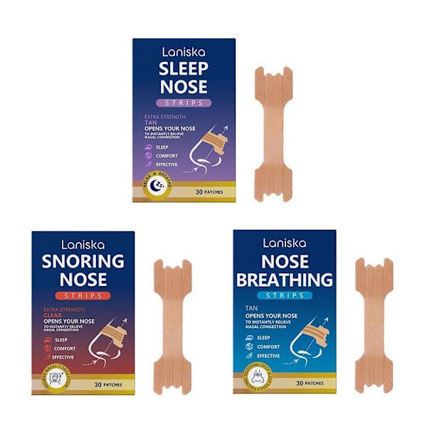 30 st Sömn Näsplåster Lindrar Snarkning På Natten, Njut Av Lugn På Natten A 30pcs