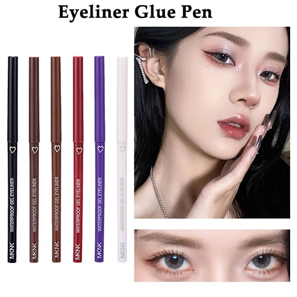 1 st Eyeliner Gel Eyeliner - Eyeliner Pen - .US 04 # berry color 0.3g