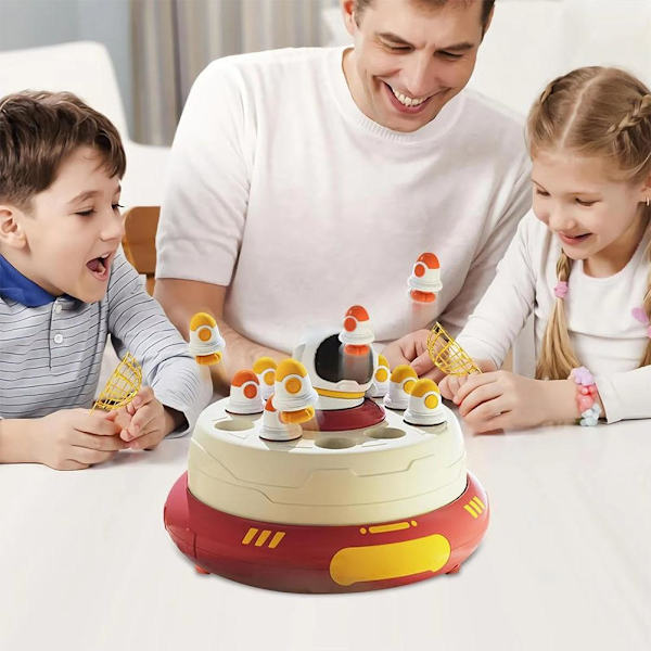 Brädspel för barn i åldrarna 4-8, Toalettstuds och fånga Småbarnsspel р⭐ дε L7U4 2pcs one