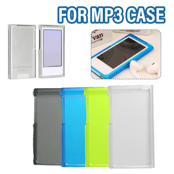 Klart glansigt TPU- case för Apple iPod Nano 7th Generation Cov Translucent green one-size