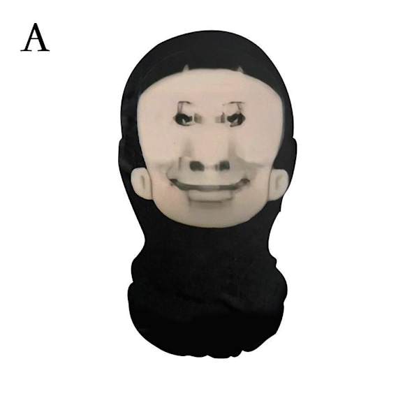 Rolig 3D Balaclava Mask Sömlös Design Parodi Ansiktstryck Mask Passar Alla Sidor Cosplay Huvudbonad Pullover Drake Emoji Balaclava 006 1pc