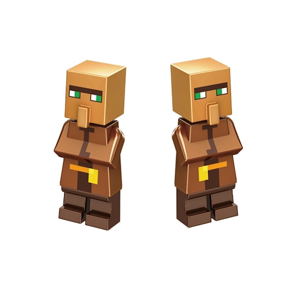 Barn Byggklossar Mini Leksak Stad Minifigurer Block Minecraft Nano C2t4 H1051 1pcs