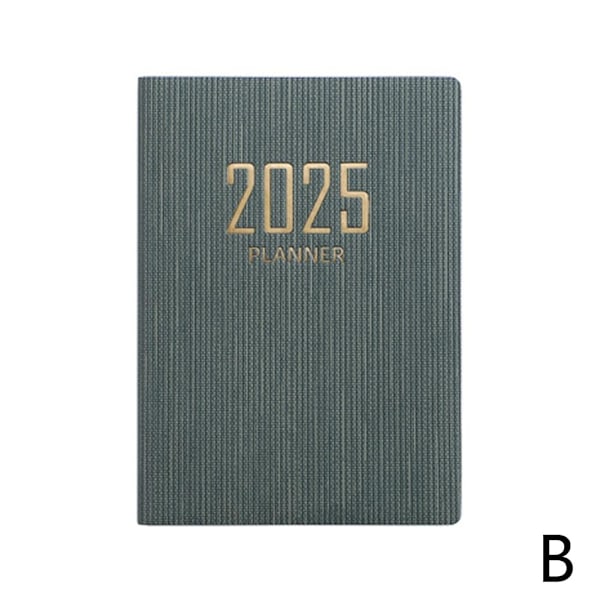 2025 A7 Planner Färgad Omslag Schema Anteckningsbok Daglig Planerare Sche Red 1pc
