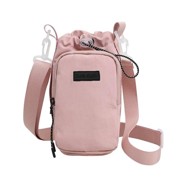 Utomhus Vattenflaskväska Mobiltelefonväska Utomhus Mjölkkopp Isolerad Vattenkokare Skydd Barn L1g1 Pink One size