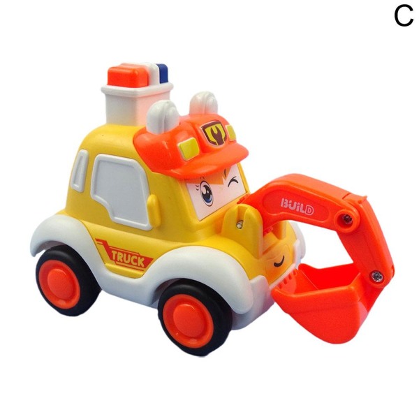 Cartoon Pullback Car Mini Söt Rescue Alliance Team Fall-Resista A one-size